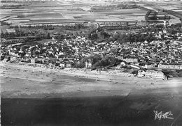 80-LE CROTOY- VUE AERIENNE ENSEMBLE DE LA PLAGE ET DE LA VILLE - Le Crotoy