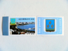 Mint Post Stamp + Coupon From Azerbaijan Baku City - Aserbaidschan