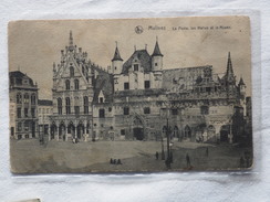 Belgium Malinse La Poste Les Halles Et Le Musee 1917 A 156 - Mechelen