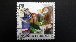 Liechtenstein 1335 Sn 1273 Yt 1275 Oo/used, Das Jahr Des Winzers - Die Winzerarbeit Im Winter. - Usati