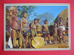 ZULU Chief And The Members Of His Family - Afrika
