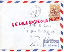 AFRIQUE - NIGER TIMBRE SUR ENVELOPPE 25 F -COOPERATION AFRIQUE DU SUD ET DU SAHARA - Niger (1960-...)