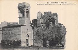 CPA 30 BEAUCAIRE LA CHAPELLE ET RUINES DU CHATEAU - Beaucaire