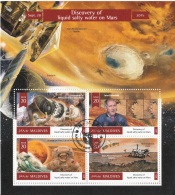 6170 Maldives 2015 Discovery Of Liquid Salty Water On Mars Marte  CTO Perf. - Asien