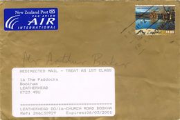 25784. Carta Aerea CHRISTCHURCH (New Zaealnad) 2001. Stamp Lake Alexandrina - Cartas & Documentos