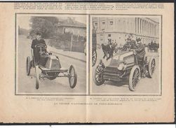 Page De Journal De 1901 "La Course D'Automobiles De Paris Bordeaux" / Panhard Et Levassor,Renault,Mors - Unclassified