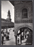 1949 VIGEVANO Piazza Ducale FG V SEE 2 SCANS  Animata - Vigevano