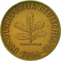 Monnaie, République Fédérale Allemande, 5 Pfennig, 1966, Hambourg, TTB, Brass - 5 Pfennig