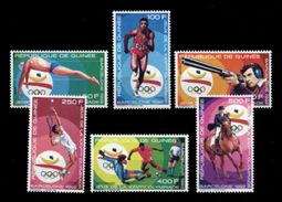 GUINEA 1988 - GUINEE - OLYMPICS BARCELONA '92 - YVERT 886-88A+A237-238 - MICHEL 1256-1261 - SCOTT 1109-1114 - Neufs