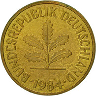 Monnaie, République Fédérale Allemande, 5 Pfennig, 1984, Munich, TTB, Brass - 5 Pfennig