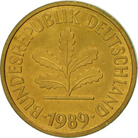 Monnaie, République Fédérale Allemande, 5 Pfennig, 1989, Karlsruhe, TTB - 5 Pfennig