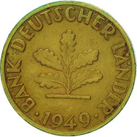 Monnaie, République Fédérale Allemande, 5 Pfennig, 1949, Hambourg, TTB, Brass - 5 Pfennig