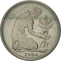 Monnaie, République Fédérale Allemande, 50 Pfennig, 1984, Stuttgart, TTB - 50 Pfennig
