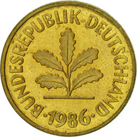 Monnaie, République Fédérale Allemande, 5 Pfennig, 1986, Stuttgart, TTB - 5 Pfennig