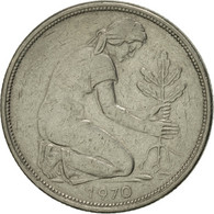 Monnaie, République Fédérale Allemande, 50 Pfennig, 1970, Hambourg, TTB - 50 Pfennig