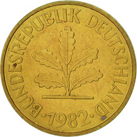 Monnaie, République Fédérale Allemande, 5 Pfennig, 1982, Hambourg, TTB, Brass - 5 Pfennig