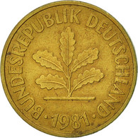 Monnaie, République Fédérale Allemande, 5 Pfennig, 1981, Munich, TTB, Brass - 5 Pfennig