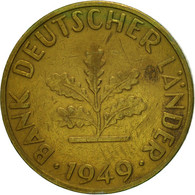 Monnaie, République Fédérale Allemande, 10 Pfennig, 1949, Munich, TTB, Brass - 10 Pfennig