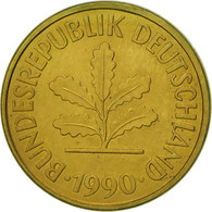 Monnaie, République Fédérale Allemande, 5 Pfennig, 1990, Karlsruhe, TTB - 5 Pfennig