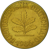 Monnaie, République Fédérale Allemande, 10 Pfennig, 1986, Munich, TTB, Brass - 10 Pfennig