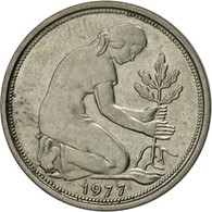Monnaie, République Fédérale Allemande, 50 Pfennig, 1977, Munich, TTB - 50 Pfennig