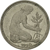 Monnaie, République Fédérale Allemande, 50 Pfennig, 1990, Stuttgart, TTB - 50 Pfennig