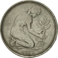 Monnaie, République Fédérale Allemande, 50 Pfennig, 1972, Hambourg, TTB - 50 Pfennig