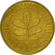 Monnaie, République Fédérale Allemande, 10 Pfennig, 1990, Stuttgart, TTB - 10 Pfennig