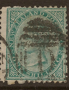 NZ 1874 1/- FSF SG 157 U #ABP14 - Used Stamps