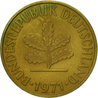 Monnaie, République Fédérale Allemande, 10 Pfennig, 1971, Karlsruhe, TTB - 10 Pfennig