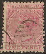 NZ 1874 2d FSF QV SG 181 U #ABS41 - Used Stamps