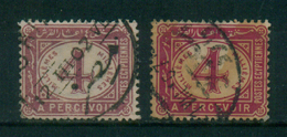 EGYPT / POSTAGE DUE WMK SIDEWAYS / 1889 - 1907 & 1914 - 1915 / VF USED - 1866-1914 Khedivato Di Egitto