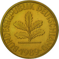 Monnaie, République Fédérale Allemande, 10 Pfennig, 1989, Stuttgart, TTB - 10 Pfennig