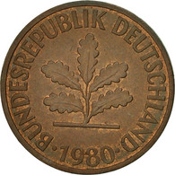 Monnaie, République Fédérale Allemande, 2 Pfennig, 1980, Munich, TTB, Copper - 2 Pfennig