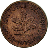 Monnaie, République Fédérale Allemande, Pfennig, 1979, Karlsruhe, TTB, Copper - 1 Pfennig