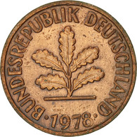 Monnaie, République Fédérale Allemande, 2 Pfennig, 1978, Karlsruhe, TTB - 2 Pfennig