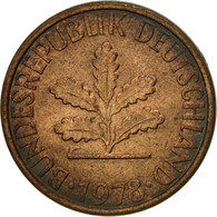 Monnaie, République Fédérale Allemande, Pfennig, 1978, Munich, TTB, Copper - 1 Pfennig