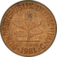 Monnaie, République Fédérale Allemande, 2 Pfennig, 1981, Stuttgart, TTB - 2 Pfennig