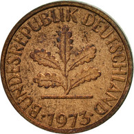 Monnaie, République Fédérale Allemande, Pfennig, 1973, Stuttgart, TTB, Copper - 1 Pfennig