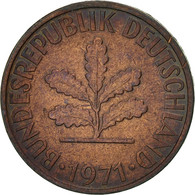 Monnaie, République Fédérale Allemande, 2 Pfennig, 1971, Karlsruhe, TTB - 2 Pfennig