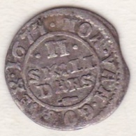 Denmark . 2 Skilling 1677, Christian V , En Argent, KM# 358 - Danemark