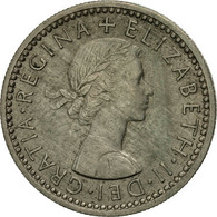 Monnaie, Grande-Bretagne, Elizabeth II, 6 Pence, 1958, TTB, Copper-nickel - H. 6 Pence