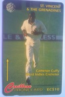 142CSVD Cameron Cuffy, Cricket EC $10 - San Vicente Y Las Granadinas