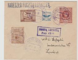 Pol047 / POLEN - Erstflug 23.6.25 Warschau Lotnicza Lwow (First Flight) - Briefe U. Dokumente