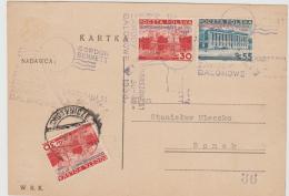 Pol056 /POLEN -  Gordon Benett Ballon Weltfahrt Warschau 1936 - Cartas & Documentos