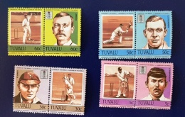 TUVALU Cricket, Yvert N° 267/74 ** MNH. - Cricket