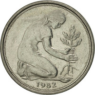 Monnaie, République Fédérale Allemande, 50 Pfennig, 1982, Karlsruhe, TTB - 50 Pfennig