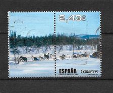 LOTE 1358  ///  ESPAÑA 2007   AL FILO DE LO IMPOSIBLE - CARRERAS DE PERROS EN ALASKA - Oblitérés