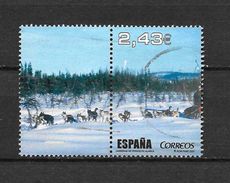 LOTE 1358  ///  ESPAÑA 2007   AL FILO DE LO IMPOSIBLE - CARRERAS DE PERROS EN ALASKA - Used Stamps