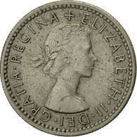 Monnaie, Grande-Bretagne, Elizabeth II, 6 Pence, 1955, TTB, Copper-nickel - H. 6 Pence